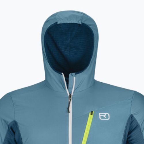 Hanorac de trekking pentru bărbați Ortovox Ladiz Hybrid albastru marin 86949