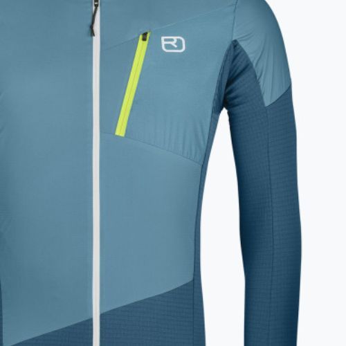Hanorac de trekking pentru bărbați Ortovox Ladiz Hybrid albastru marin 86949