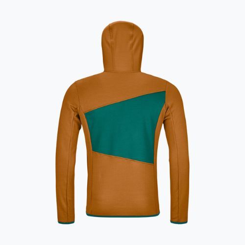 Bărbați de trekking pulover Ortovox Fleece Grid Hoody maro 87211