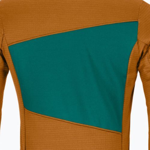 Hanorac de trekking pentru bărbați Ortovox Fleece Grid maro 87212