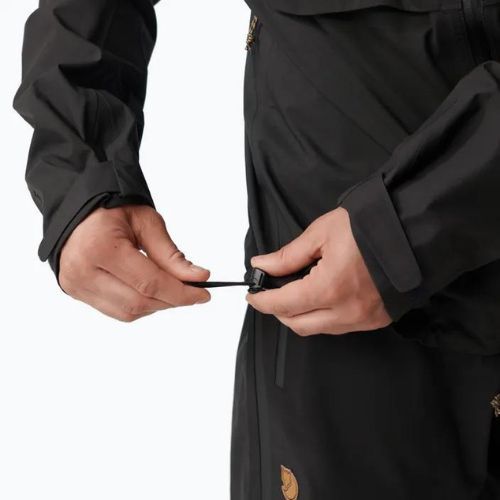 Jachetă de ploaie pentru bărbați Fjällräven Keb Eco-Shell negru F82411