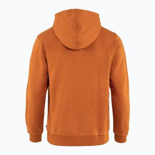 Hanorac de trekking pentru bărbați Fjällräven Logo Hoodie maro F84144