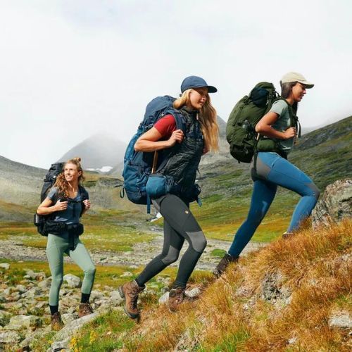 Colanți de trekking pentru femei Fjällräven Abisko Tights negru F84773