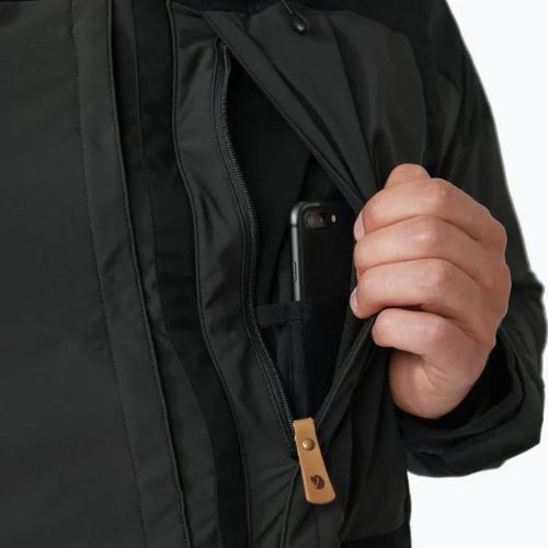 Jachetă de vânt Fjällräven Keb pentru bărbați, negru F87211