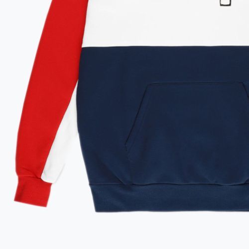 Bluză pentru bărbați PROSTO Half Zip Sweatshirt roșie KL222MSWE1133