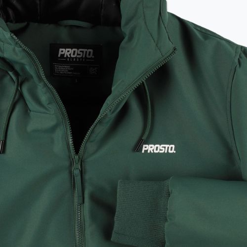 Geacă de iarnă pentru bărbați PROSTO Bomber verde KL222MOUT1042