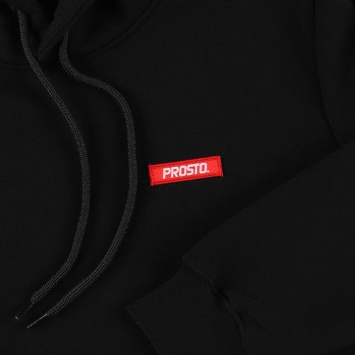 Bluza z kapturem męska PROSTO Plelog czarna KL222MSWE2013