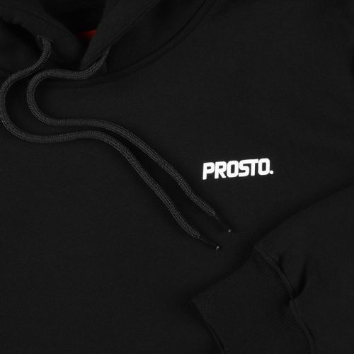 Bluza z kapturem męska PROSTO Just czarna KL222MSWE2181