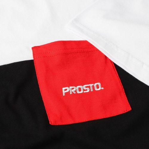 T-shirt pentru bărbați PROSTO Pockes alb KL222MTEE1014