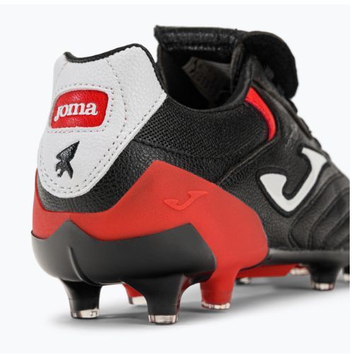 Ghete de fotbal Joma Aguila Cup FG pentru bărbați, negru/roșu