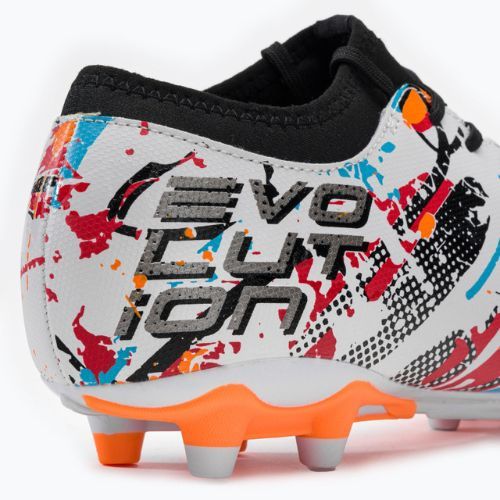 Joma Evolution FG ghete de fotbal pentru bărbați alb/negru/portocaliu
