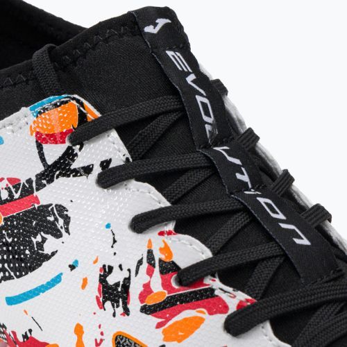 Joma Evolution FG ghete de fotbal pentru bărbați alb/negru/portocaliu