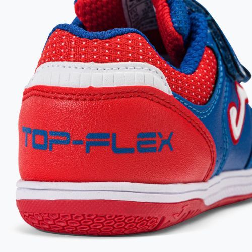 Ghete de fotbal pentru copii Joma Top Flex IN royal/roșu
