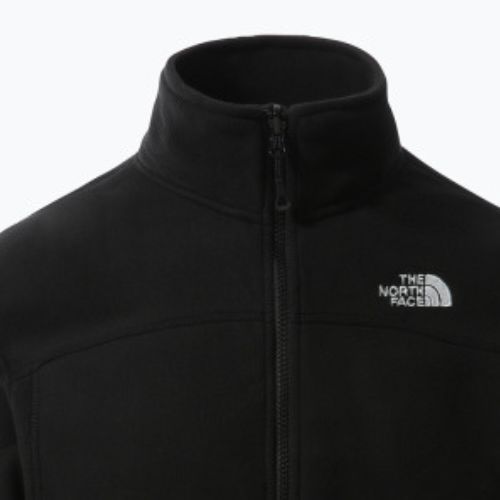 Bluză fleece pentru bărbați The North Face 100 Glacier Full Zip neagră NF0A5IHQJK31