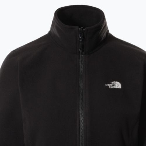 Bluză fleece pentru femei The North Face 100 Glacier FZ neagră NF0A5IHOJK31