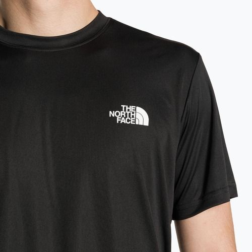 Tricou de trekking pentru bărbați The North Face Reaxion Red Box negru-alb NF0A4CDWKY41