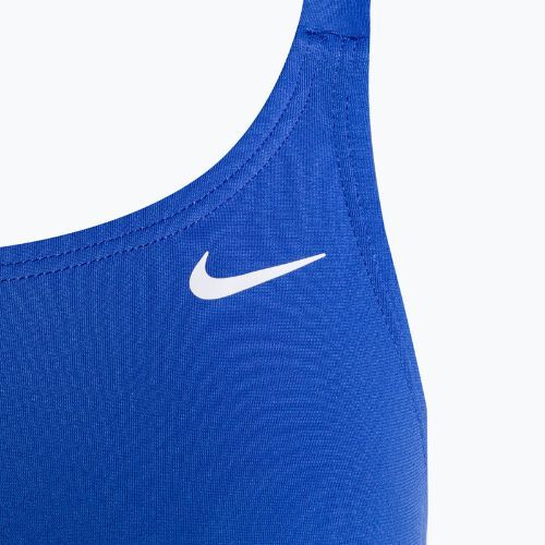 Costum de baie dintr-o singură piesă pentru femei Nike Hydrastrong Solid Fastback albastru NESSA001-494