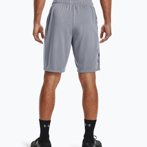 Pantaloni scurți de antrenament pentru bărbați Under Armour Tech Graphic 035 gri 1306443