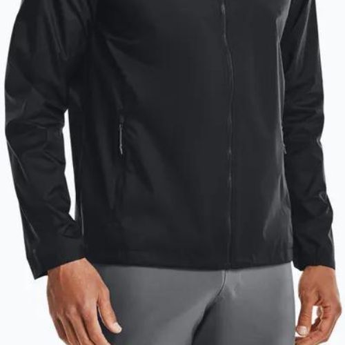 Geacă de antrenament pentru bărbați Under Armour Forefront Rain 001 neagră 1321439