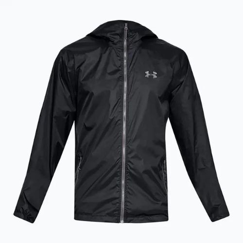 Geacă de antrenament pentru bărbați Under Armour Forefront Rain 001 neagră 1321439