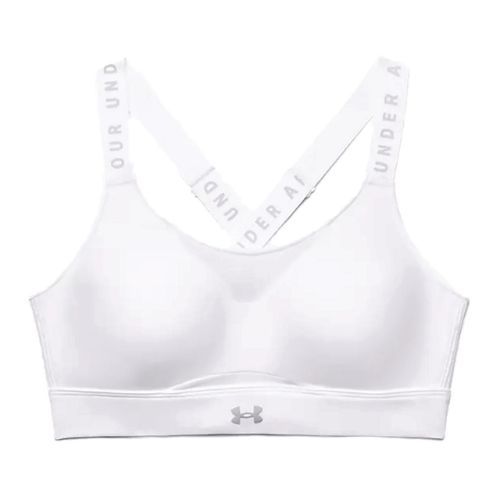 Under Armour Infinity High sutien de antrenament alb 1351994