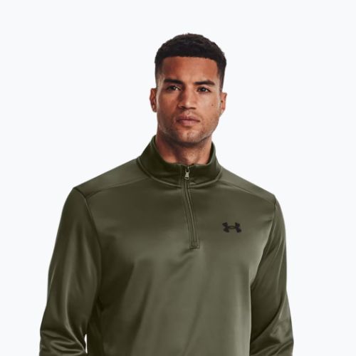 Under Armour Armour Fleece Fleece 1/4 Zip tricou de antrenament pentru bărbați verde 1373358