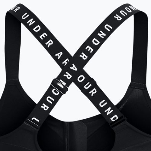 Under Armour Infinity Infinity High Bra Sutien fitness cu fermoar negru 1373860