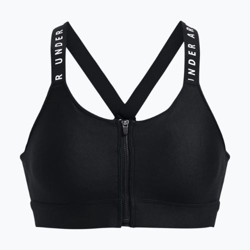 Under Armour Infinity Infinity High Bra Sutien fitness cu fermoar negru 1373860