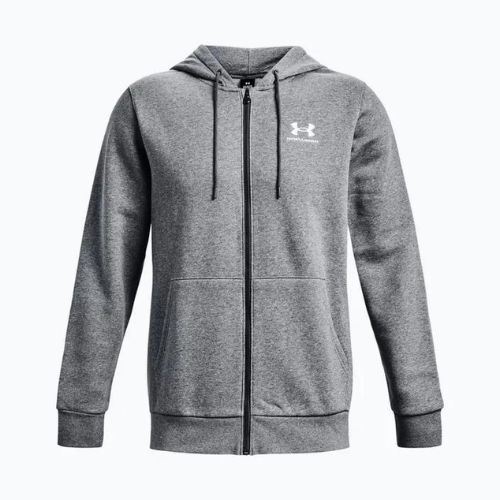 Bărbați Under Armour Essential Fleece Fleece Full Zip Hood Training Sweatshirt Gri 1373881