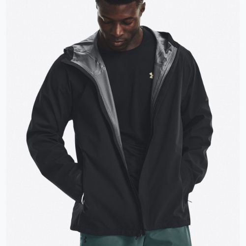 Jachetă de antrenament pentru bărbați Under Armour Cloudstrike Stretch negru 1376066