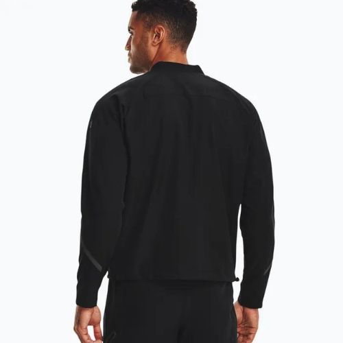 Jachetă de antrenament pentru bărbați Under Armour Unstoppable Bomber negru 1377170