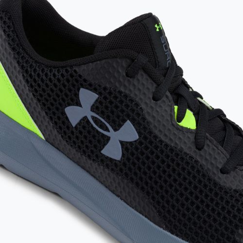 Under Armour Surge 3 pantofi de alergare pentru bărbați negru-verde 3024883