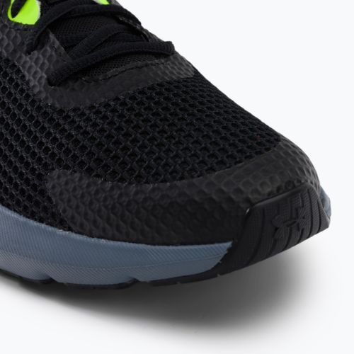 Under Armour Surge 3 pantofi de alergare pentru bărbați negru-verde 3024883