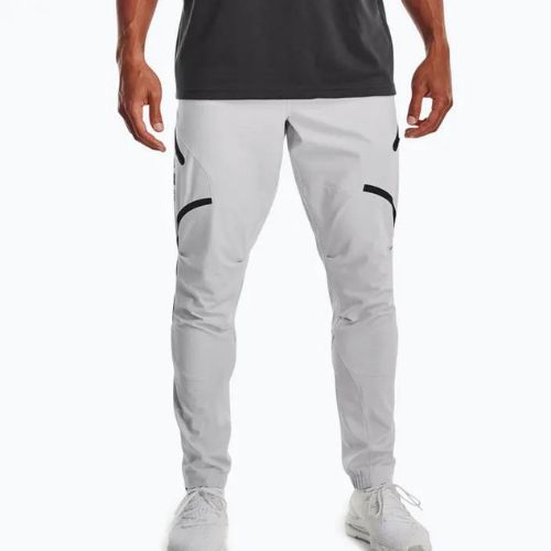 Pantaloni de antrenament pentru bărbați Under Armour Unstoppable Cargo gri 1352026