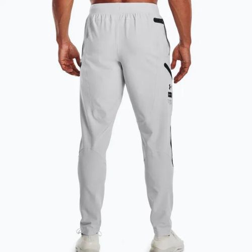 Pantaloni de antrenament pentru bărbați Under Armour Unstoppable Cargo gri 1352026