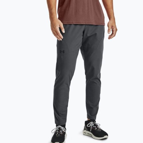 Under Armour Unstoppable Tapered gri, pantaloni de antrenament pentru bărbați 1352028