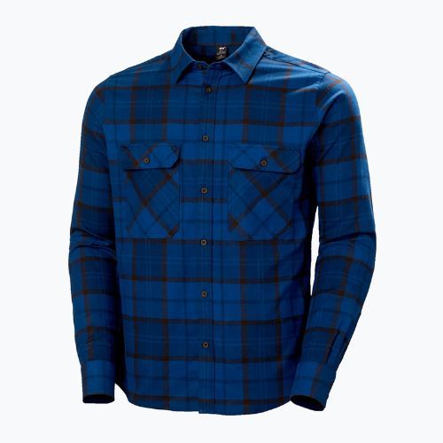 Tricou pentru bărbați Helly Hansen Lokka Organic Flannel LS albastru-negru 62731_755