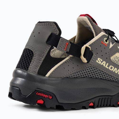 Pantofi de drumeție pentru bărbați Salomon Techamphibian 5 pewter/moth/fiery red