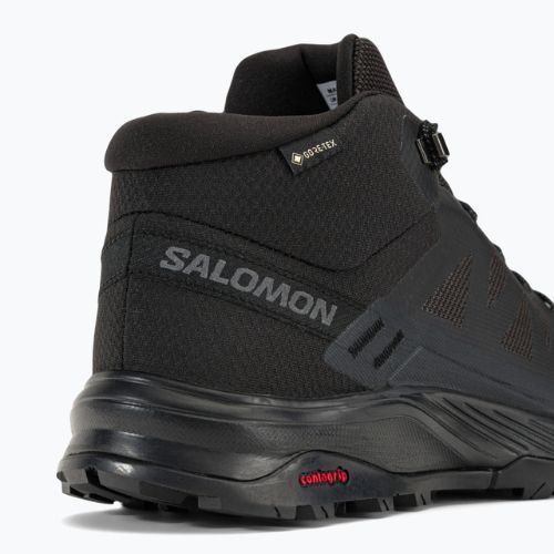Încălțăminte de trekking pentru bărbați Salomon Outrise Mid GTX neagră L47143500