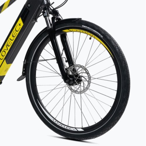 Bicicleta electrică LOVELEC Komo Man 16Ah gri-galben B400363