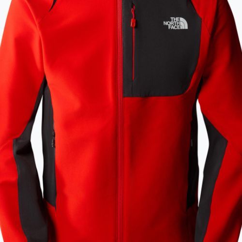 Jachetă softshell pentru bărbați The North Face AO Softshell Hoodie roșu NF0A7ZF5IJN1