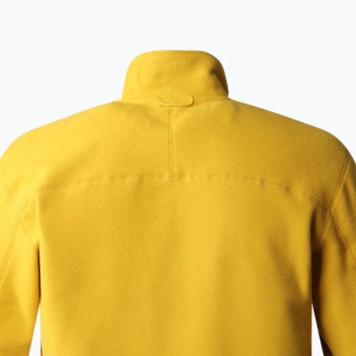 Hanorac fleece pentru bărbați The North Face 100 Glacier FZ galben NF0A5IHQH9D1