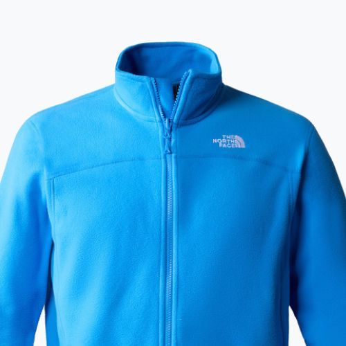 Tricou fleece pentru bărbați The North Face 100 Glacier FZ albastru NF0A5IHQLV61