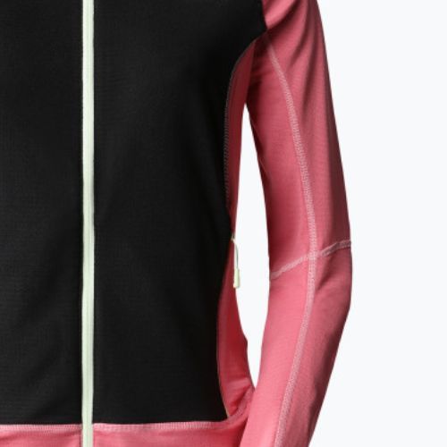 Hanorac fleece pentru femei The North Face Bolt Polartec Hoodie negru și roz NF0A825JWVV51