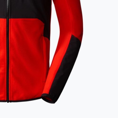 Hanorac de trekking pentru bărbați The North Face Glacier Pro FZ roșu NF0A5IHSWU51