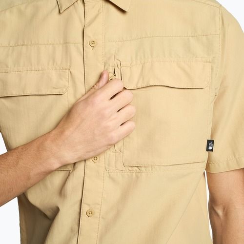 Tricou turistic pentru bărbați The North Face Sequoia SS bej NF0A4T19LK51