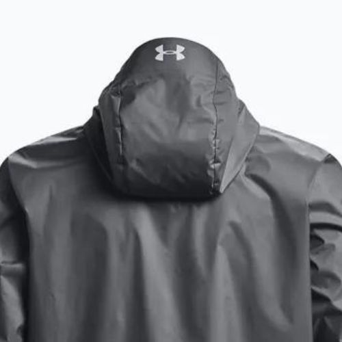 Jachetă de antrenament pentru bărbați Under Armour Forefront Rain gri 1321439