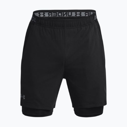 Under Armour Vanish Woven 2In1 Sts pantaloni scurți de antrenament pentru bărbați negru 1373764