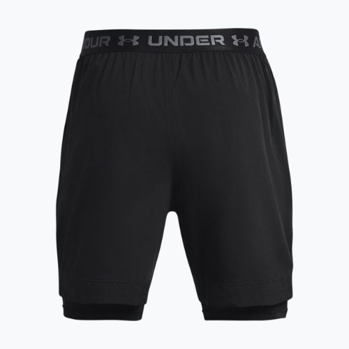 Under Armour Vanish Woven 2In1 Sts pantaloni scurți de antrenament pentru bărbați negru 1373764