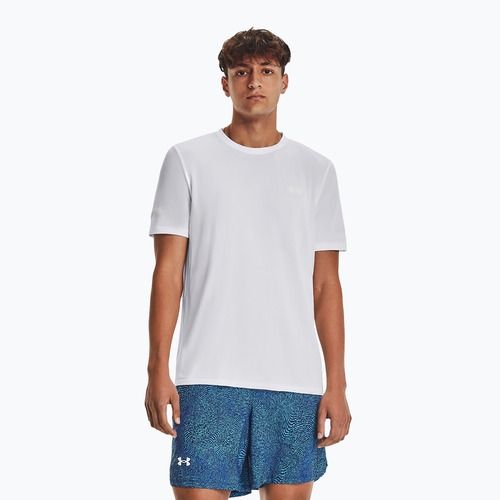 Under Armour Seamless Stride tricou de alergare pentru bărbați alb 1375692